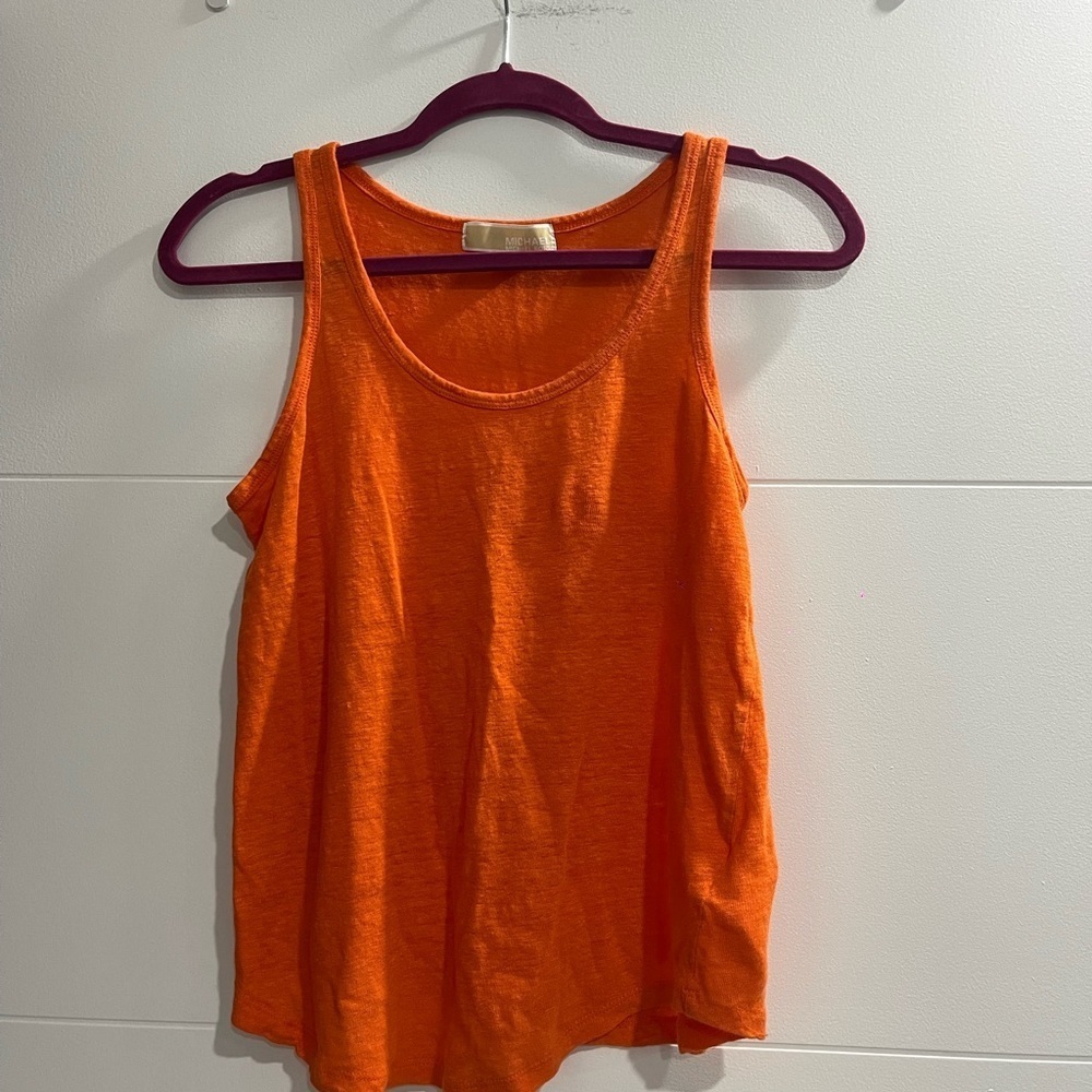 Michael Kors Orange pullover Size S used couple of times in good condition